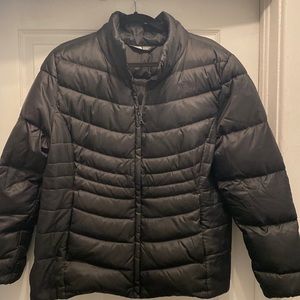 The North face black puffer jacket